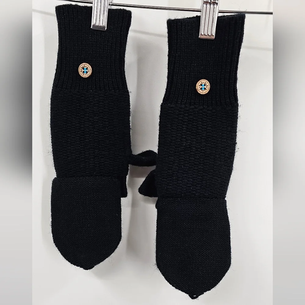 Pistil Black Mittens